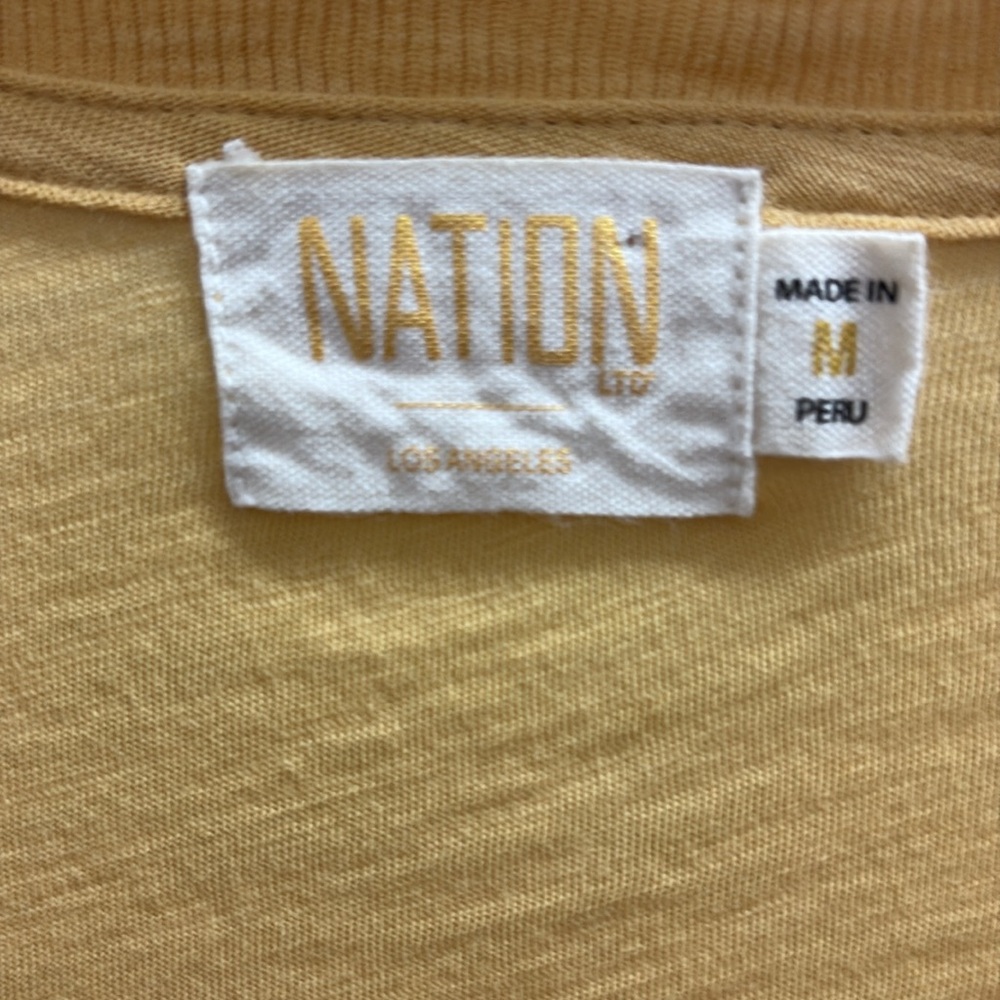 Nation Rylan Ruffled Cap Sleeve Top In Daisy, Medium - Picture 3 of 5